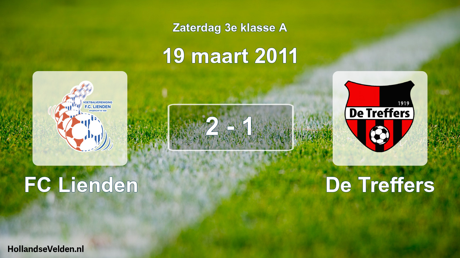 Gespeelde wedstrijd: FC Lienden - De Treffers 2 - 1 (19 maart 2011)