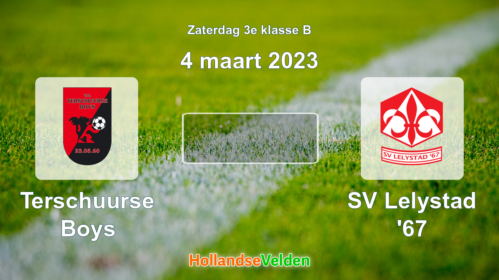 Geplande wedstrijd: Terschuurse Boys - SV Lelystad '67 (4 maart 2023)