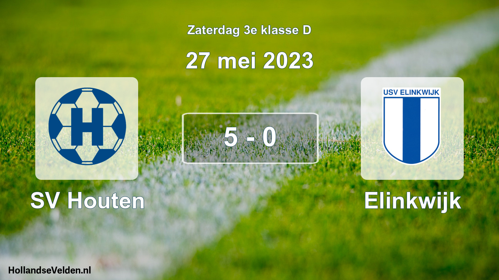 Gespeelde wedstrijd: SV Houten - Elinkwijk 5 - 0 (27 mei 2023)