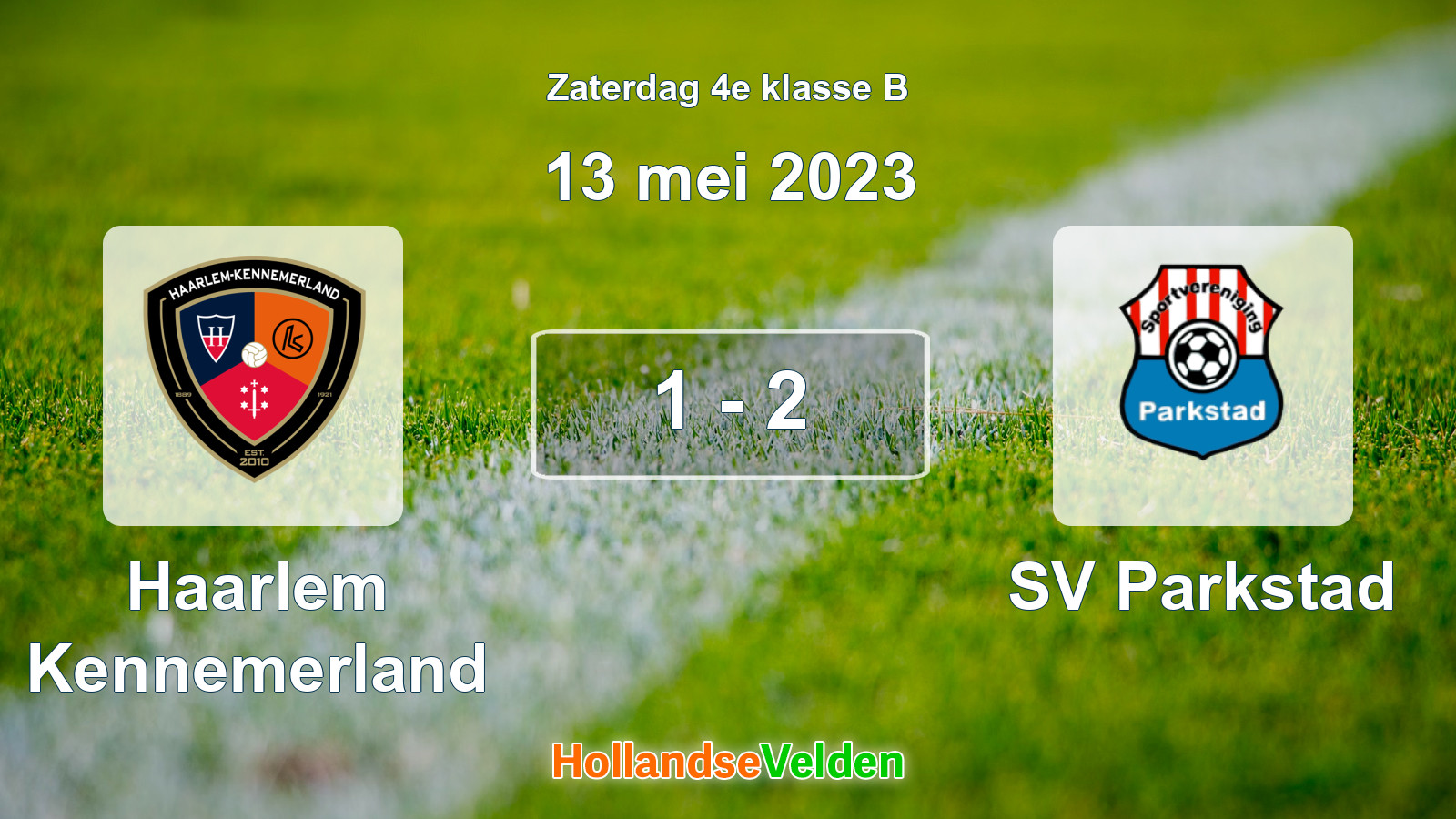 Gespeelde wedstrijd: Haarlem Kennemerland - SV Parkstad 1 - 2 (13 mei 2023)