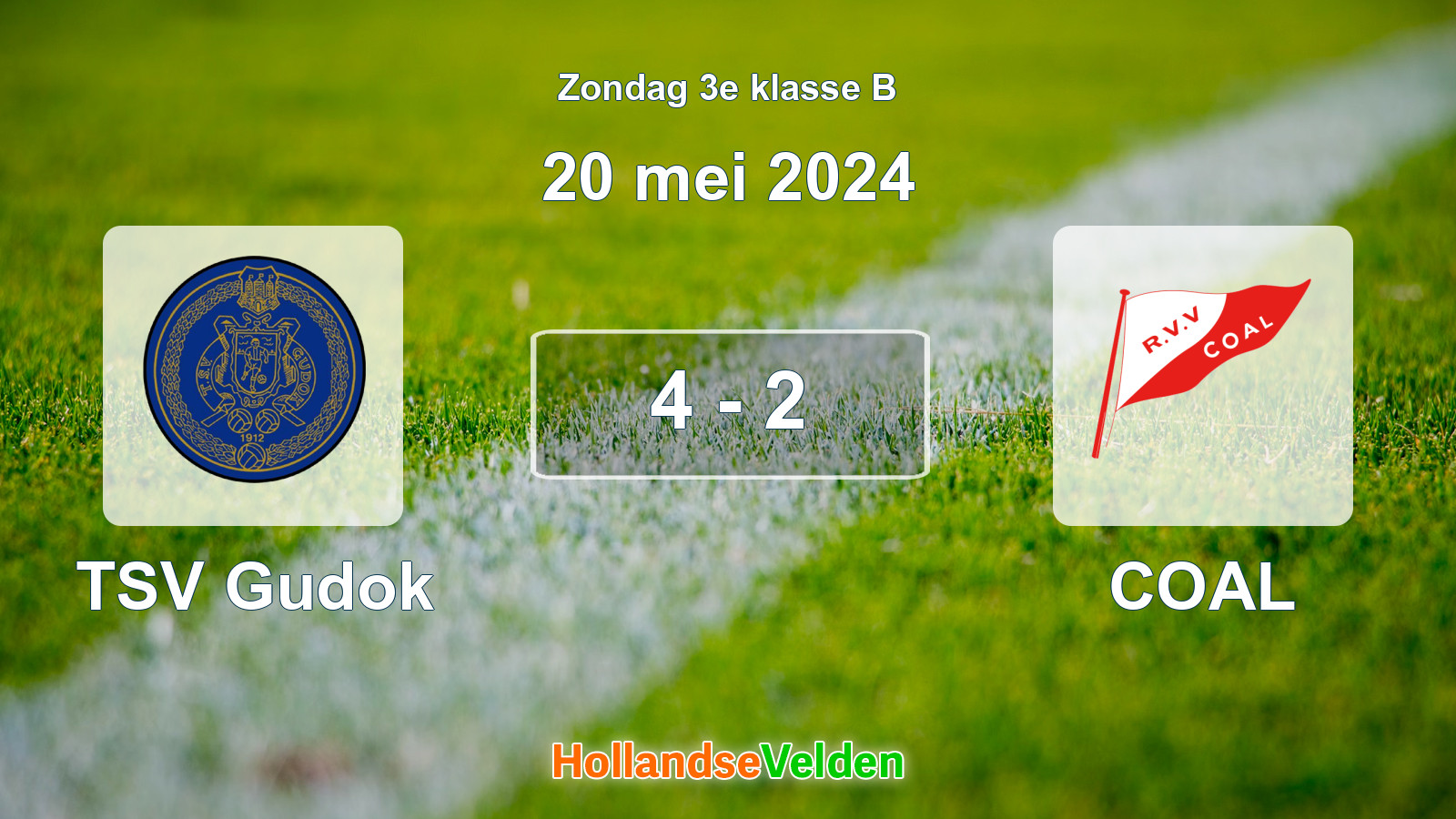Gespeelde wedstrijd: TSV Gudok - COAL 4 - 2 (20 mei 2024)