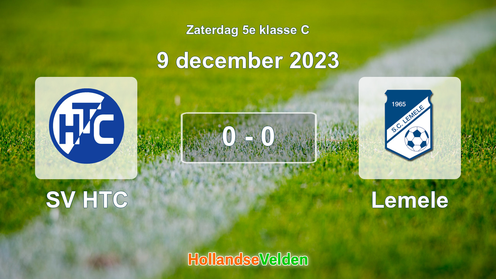 Gespeelde wedstrijd: SV HTC - Lemele 0 - 0 (9 december 2023)