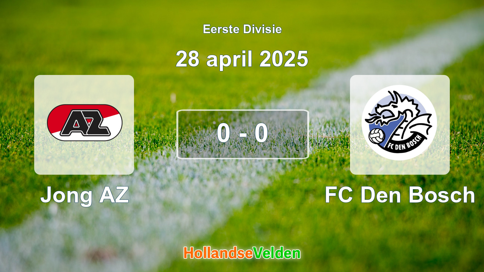 Gespeelde wedstrijd: Jong AZ - FC Den Bosch 0 - 0 (28 april 2025)