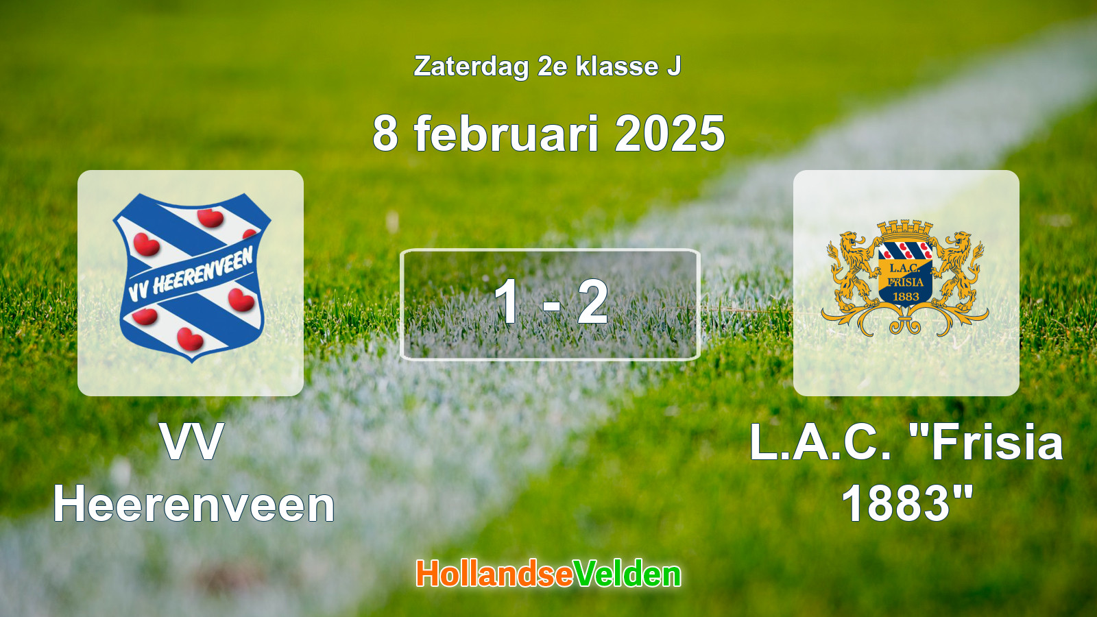 Gespeelde wedstrijd: VV Heerenveen - L.A.C. 
