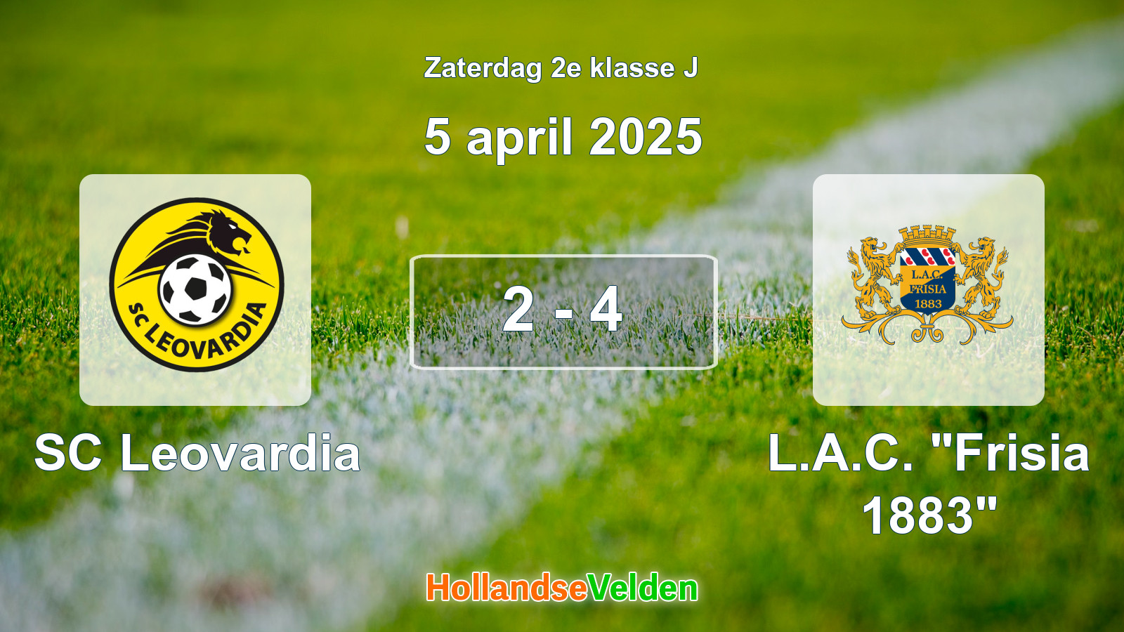 Gespeelde wedstrijd: SC Leovardia - L.A.C. 