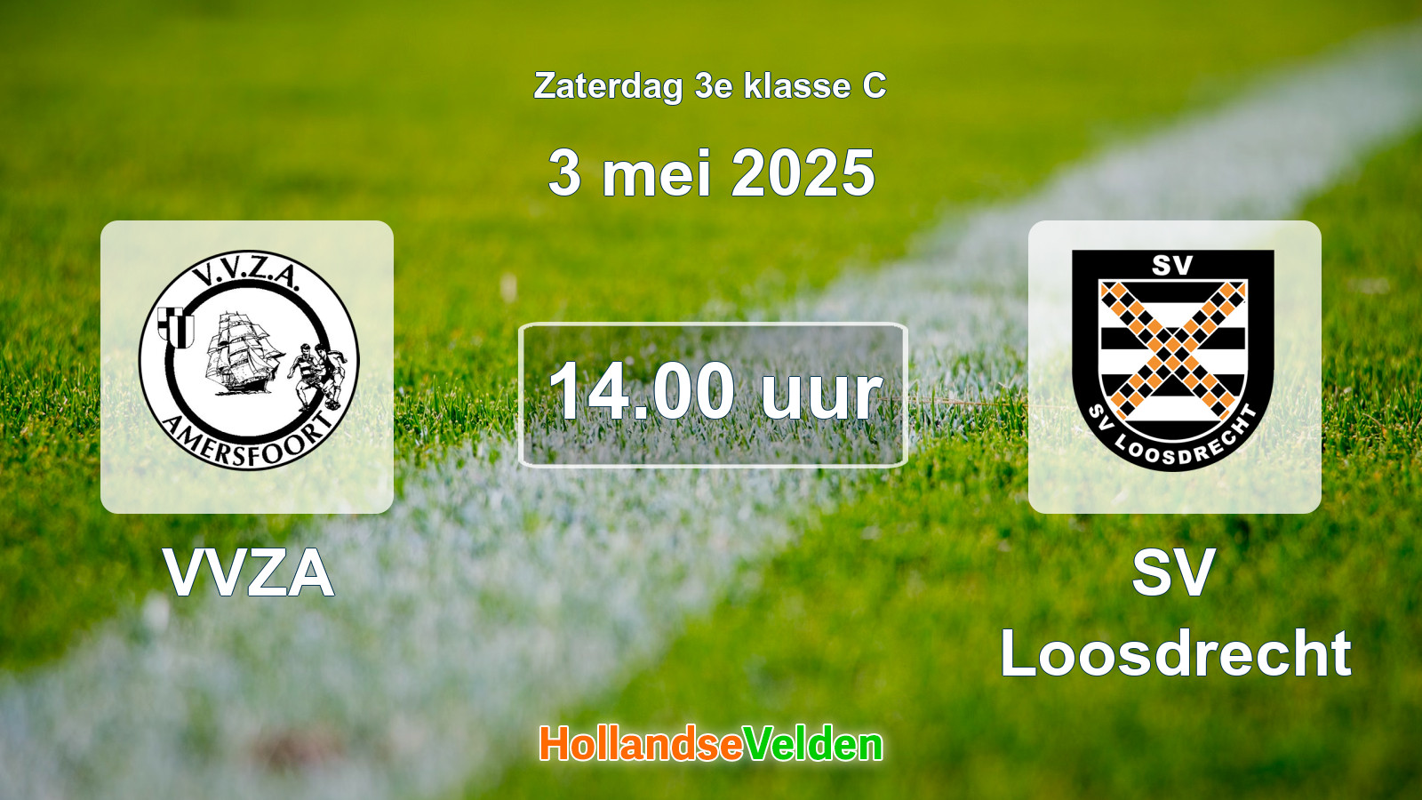 Geplande wedstrijd: VVZA - SV Loosdrecht (3 mei 2025)