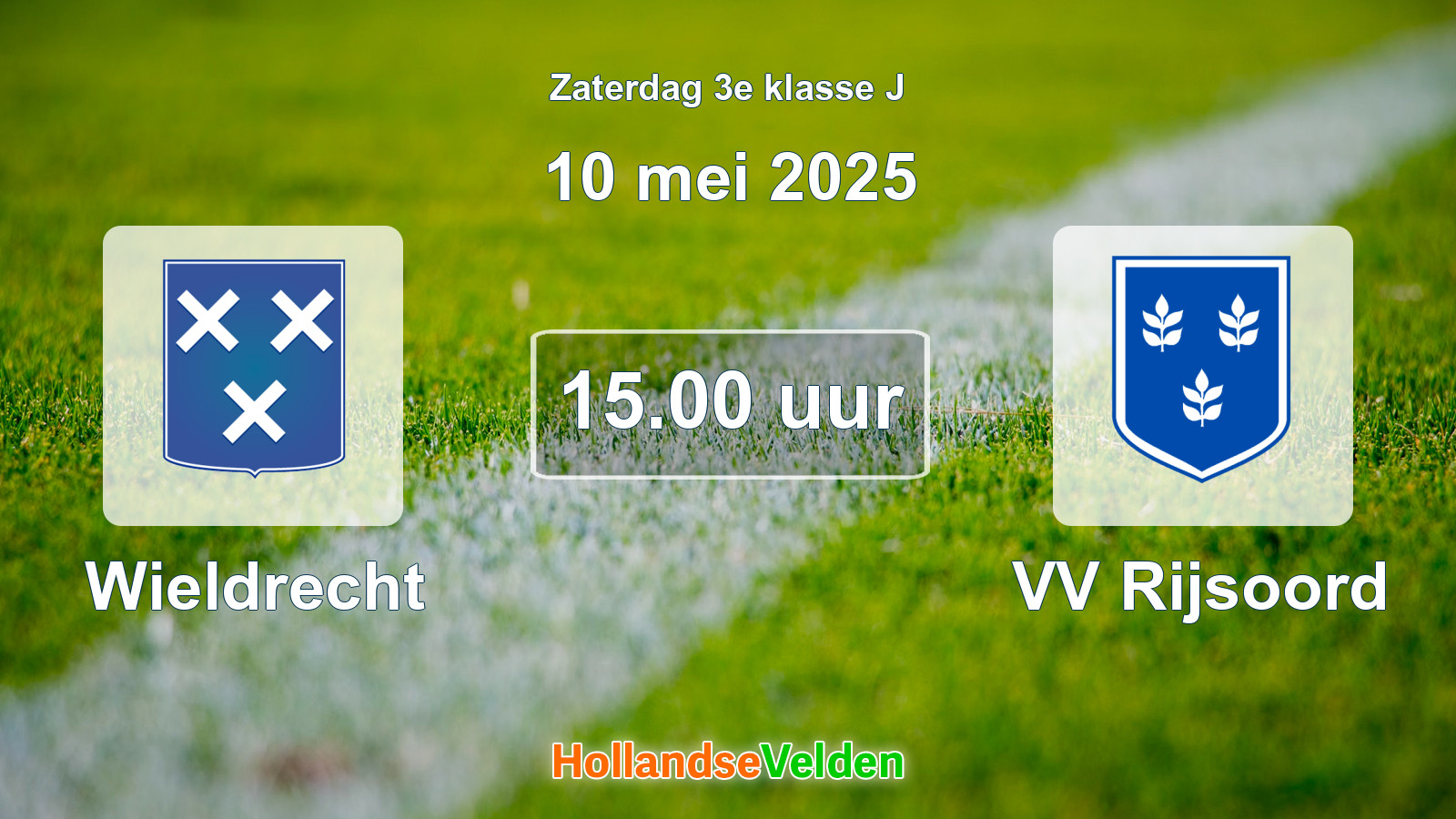 Geplande wedstrijd: Wieldrecht - VV Rijsoord (10 mei 2025)