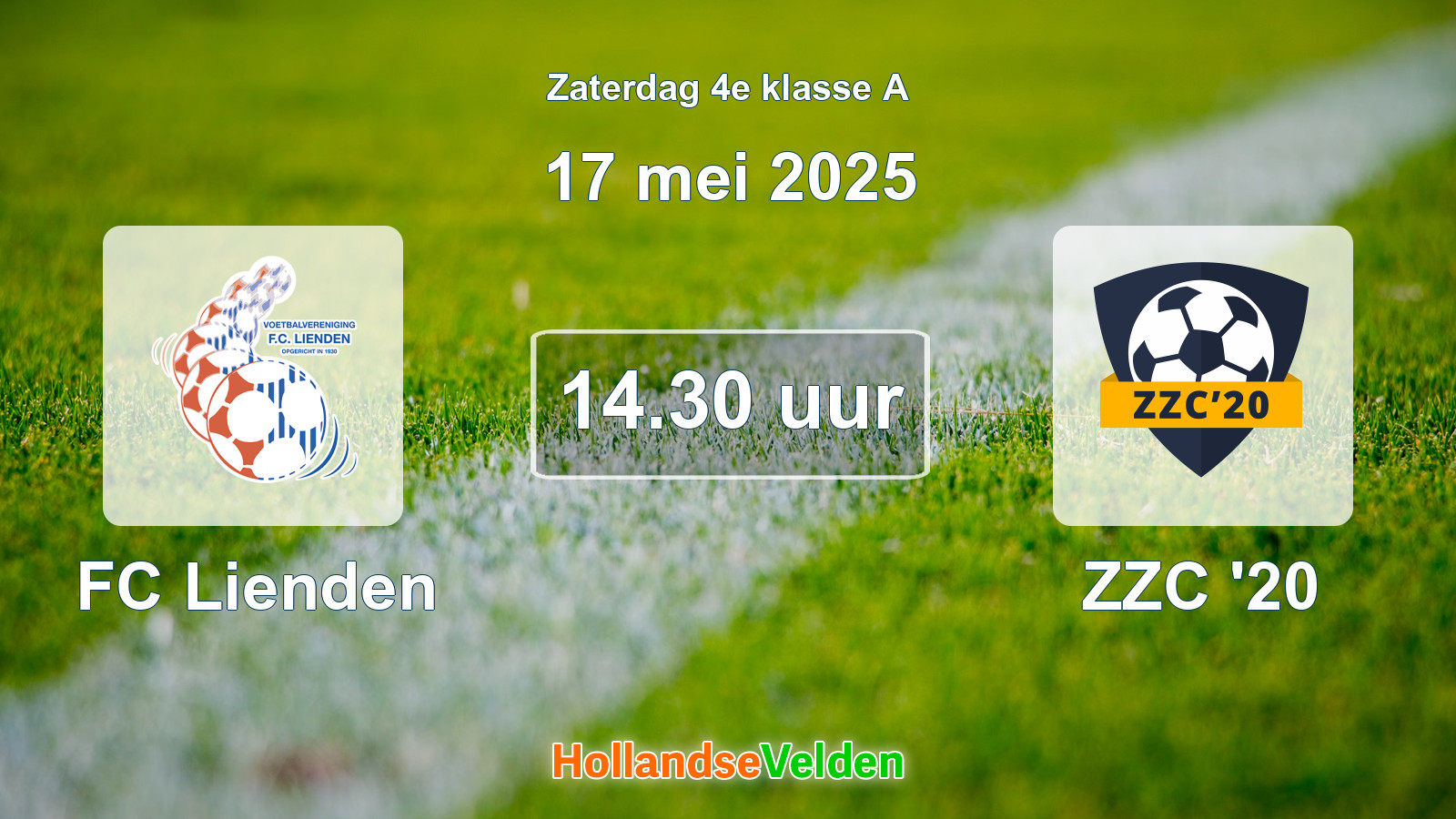 Geplande wedstrijd: FC Lienden - ZZC '20 (17 mei 2025)