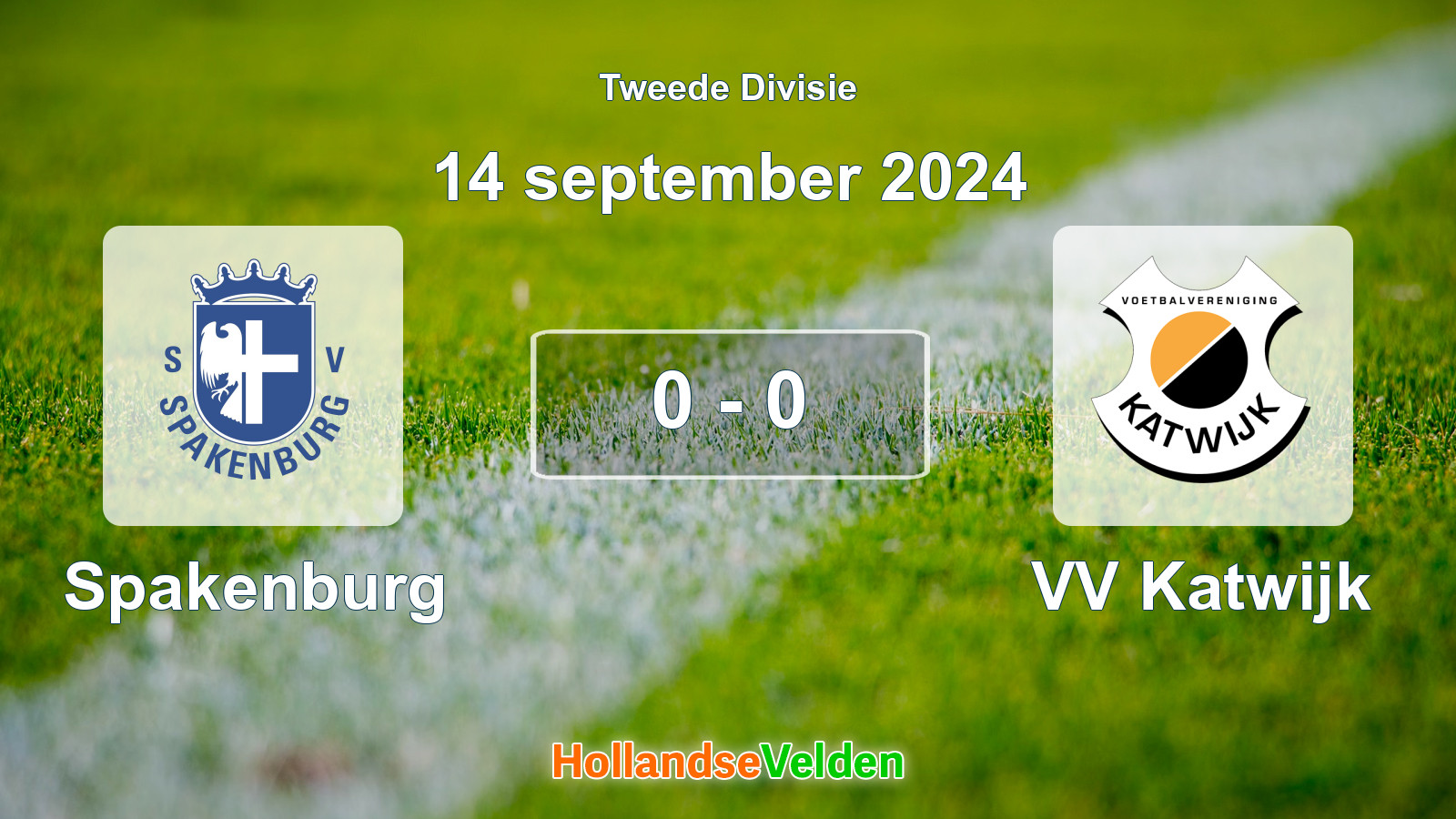 Gespeelde wedstrijd: Spakenburg - VV Katwijk 0 - 0 (14 september 2024)