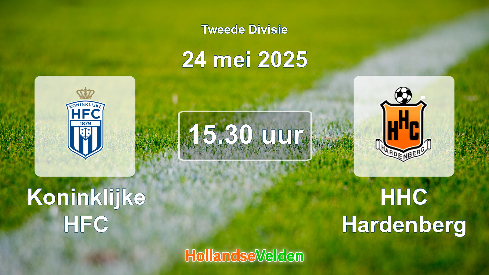 Geplande wedstrijd: Koninklijke HFC - HHC Hardenberg (24 mei 2025)