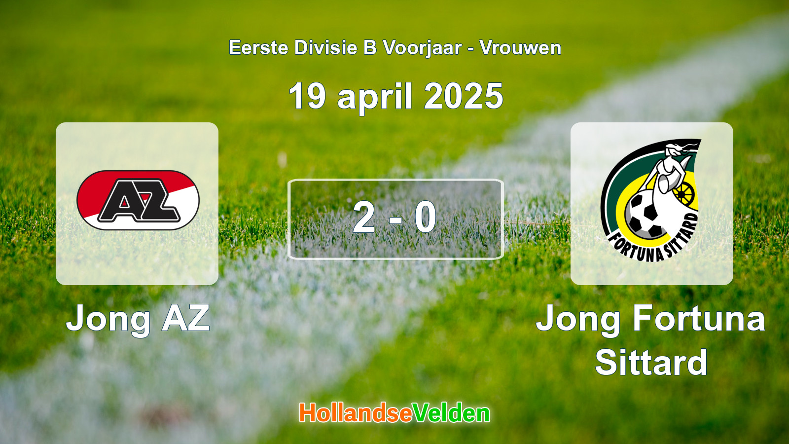 Gespeelde wedstrijd: Jong AZ - Jong Fortuna Sittard 2 - 0 (19 april 2025)