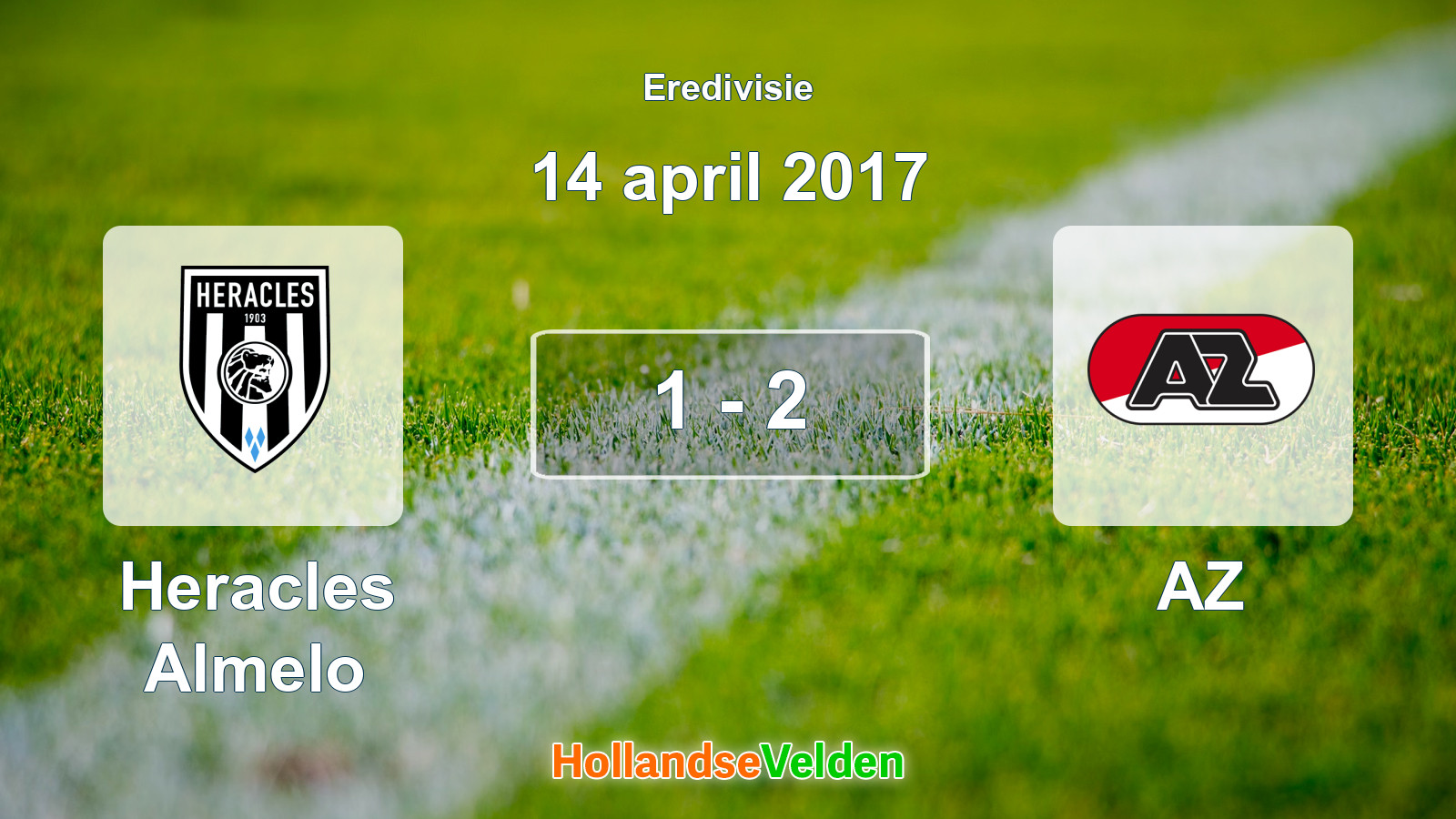 Gespeelde wedstrijd: Heracles Almelo - AZ 1 - 2 (14 april 2017)