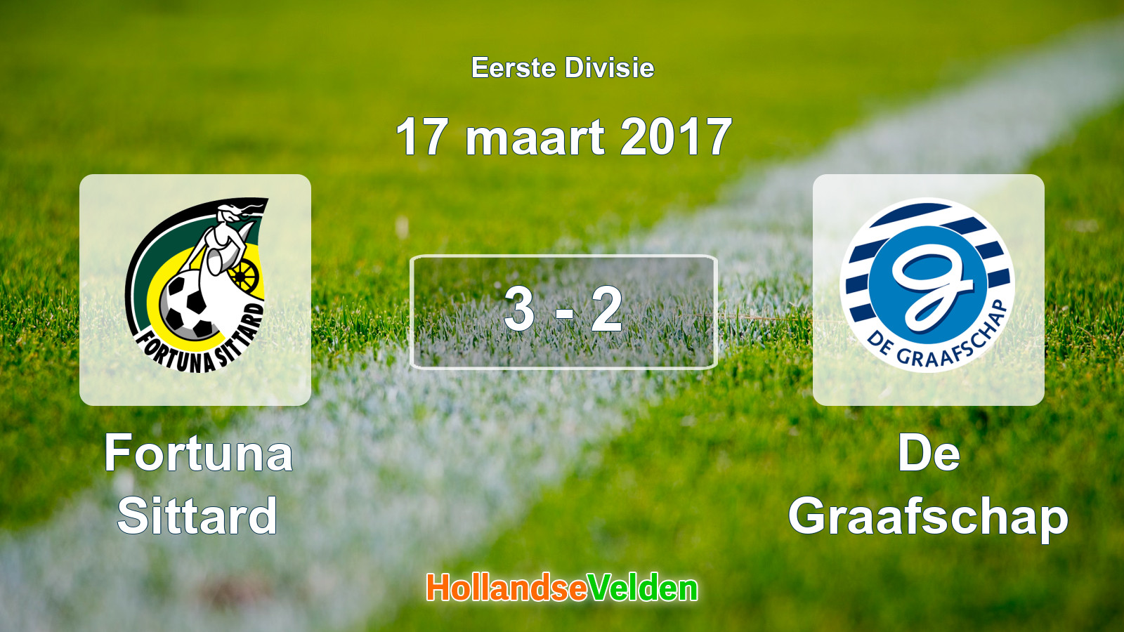 Gespeelde wedstrijd: Fortuna Sittard - De Graafschap 3 - 2 (17 maart 2017)