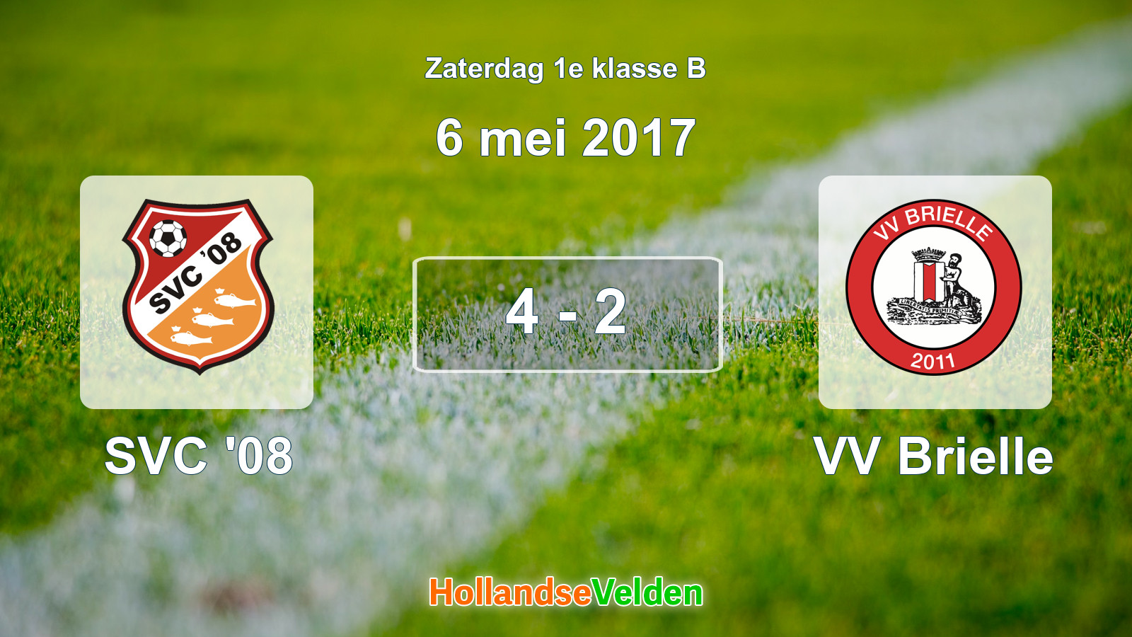 Gespeelde wedstrijd: SVC '08 - VV Brielle 4 - 2 (6 mei 2017)