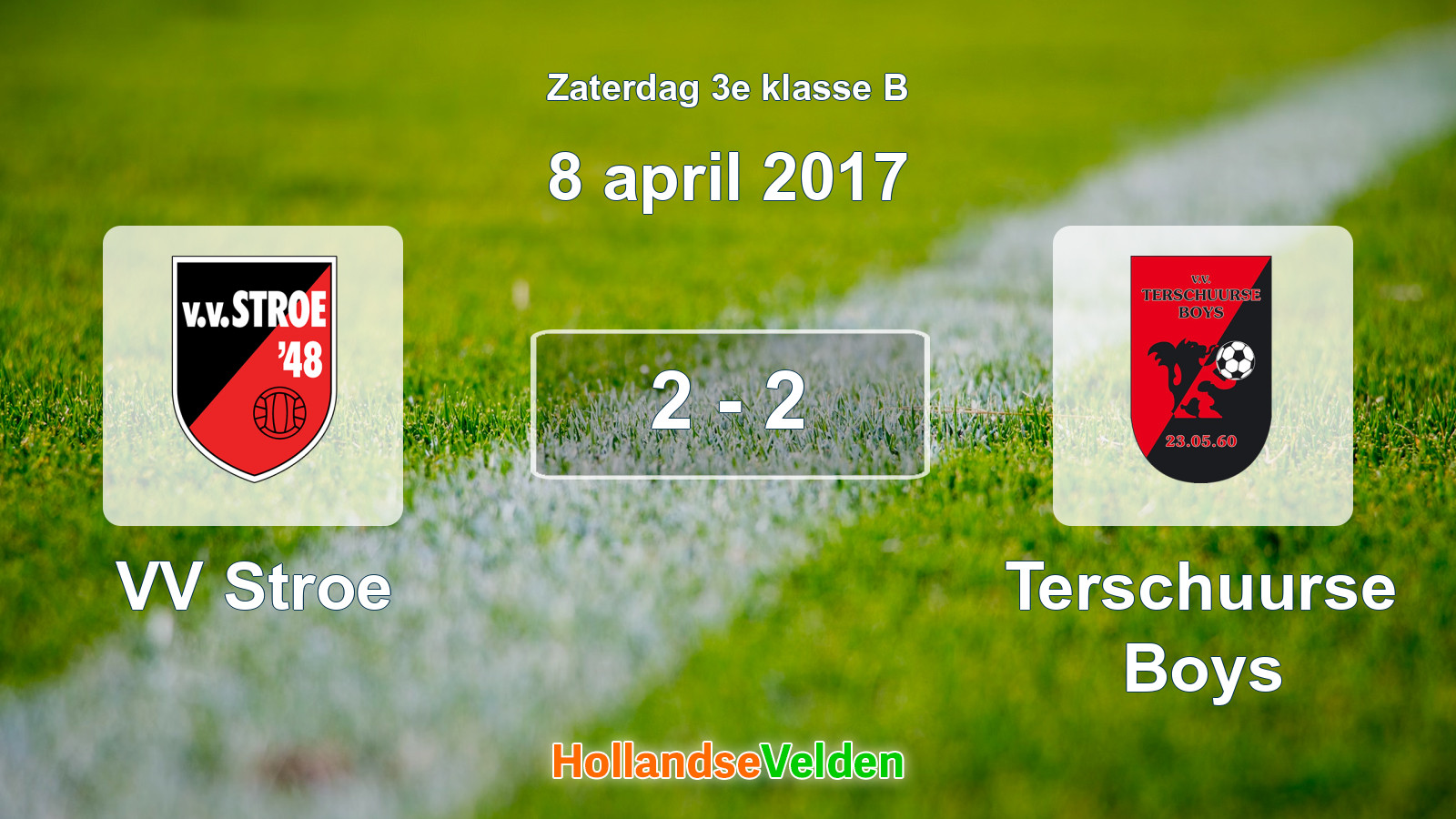 Gespeelde wedstrijd: VV Stroe - Terschuurse Boys 2 - 2 (8 april 2017)