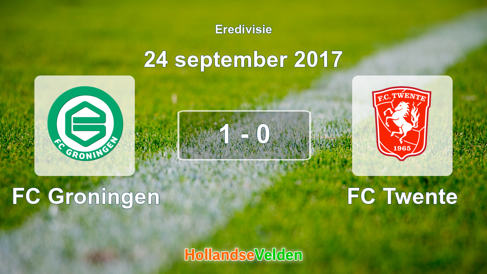 Gespeelde wedstrijd: FC Groningen - FC Twente 1 - 0 (24 september 2017)