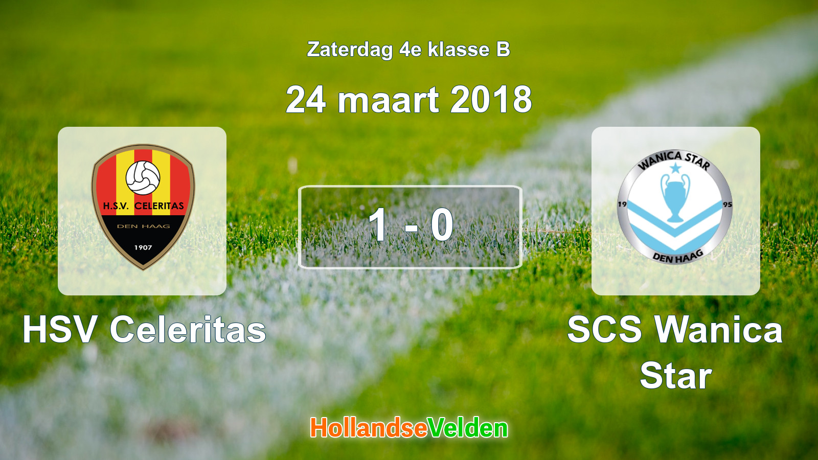 Gespeelde wedstrijd: HSV Celeritas - SCS Wanica Star 1 - 0 (24 maart 2018)