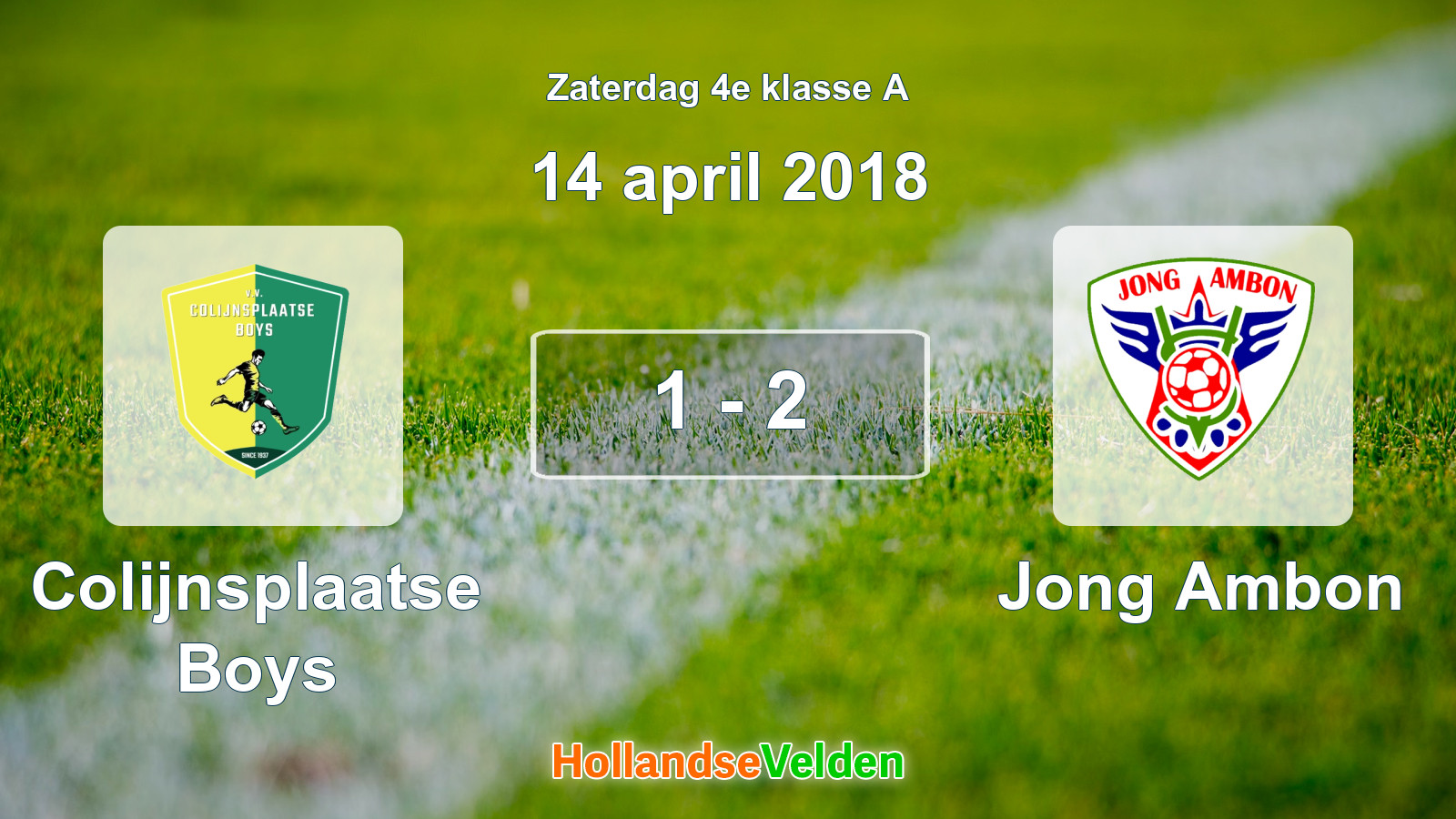 Gespeelde wedstrijd: Colijnsplaatse Boys - Jong Ambon 1 - 2 (14 april 2018)