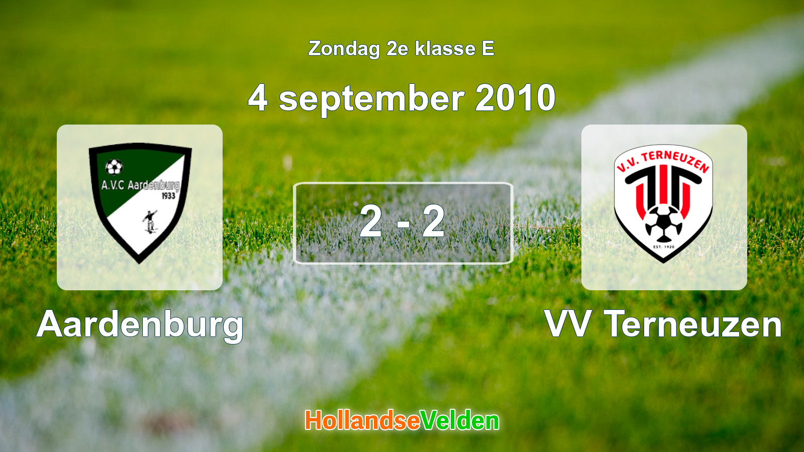 Gespeelde wedstrijd: Aardenburg - VV Terneuzen 2 - 2 (4 september 2010)