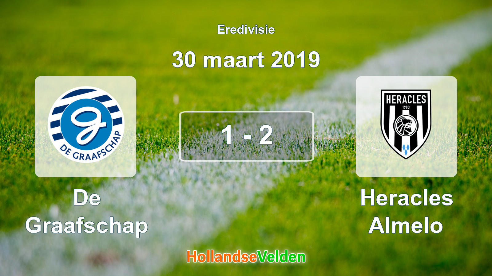 Gespeelde wedstrijd: De Graafschap - Heracles Almelo 1 - 2 (30 maart 2019)