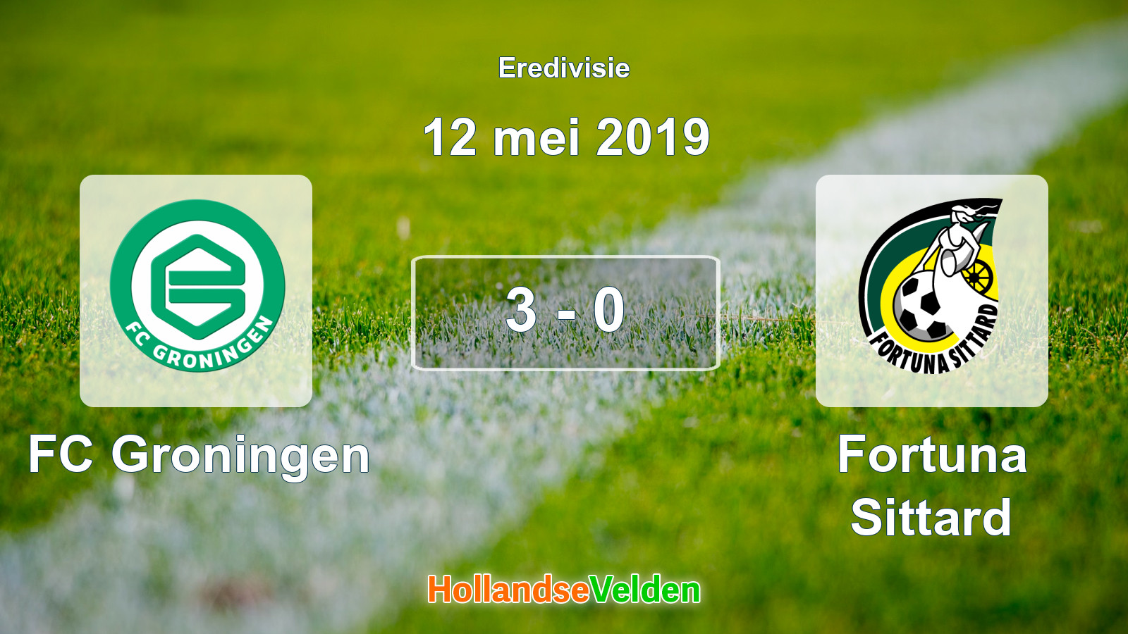 Gespeelde wedstrijd: FC Groningen - Fortuna Sittard 3 - 0 (12 mei 2019)