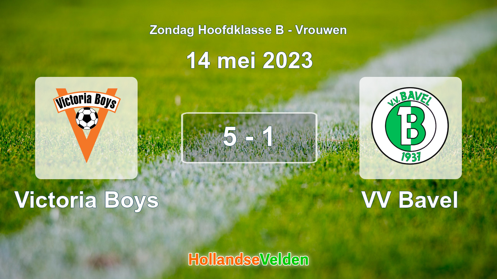 Gespeelde wedstrijd: Victoria Boys - VV Bavel 5 - 1 (14 mei 2023)