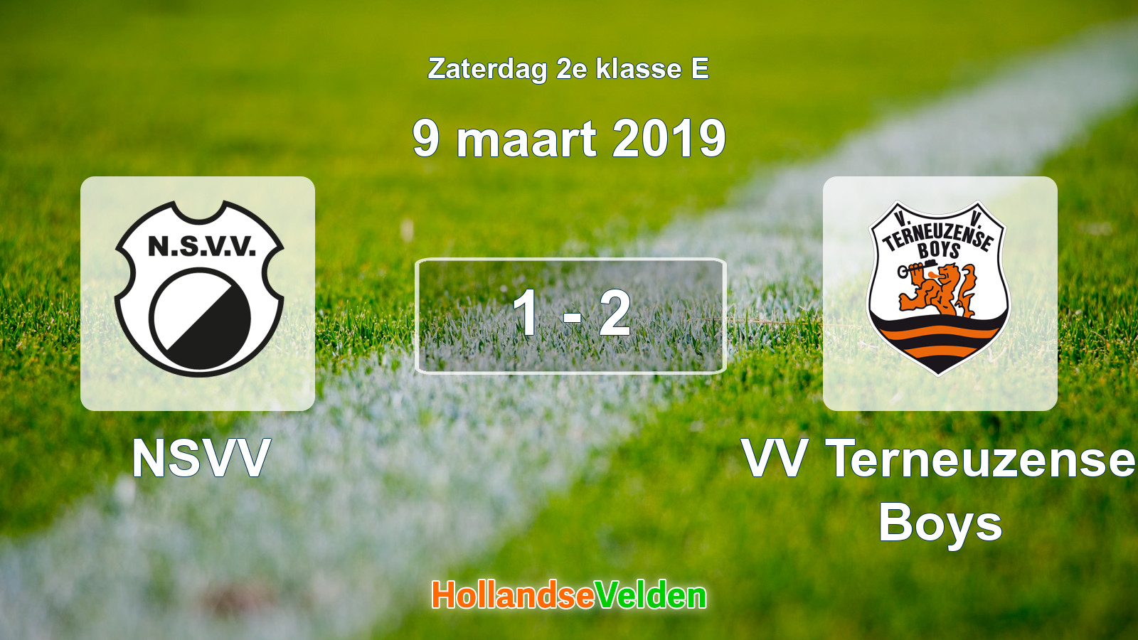 Gespeelde wedstrijd: NSVV - VV Terneuzense Boys 1 - 2 (9 maart 2019)