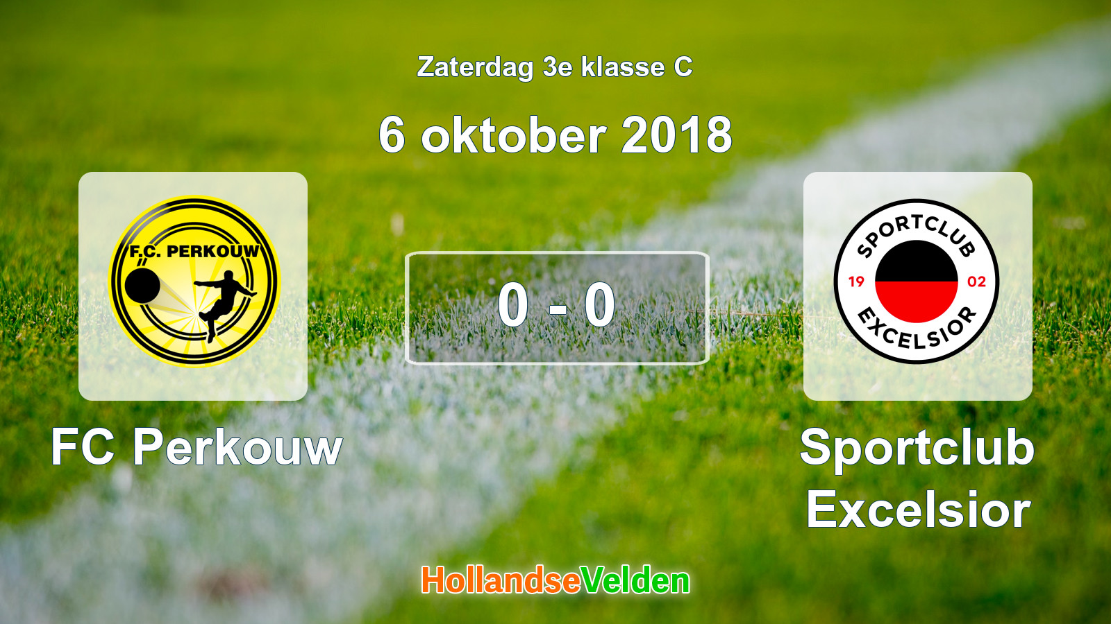 Gespeelde wedstrijd: FC Perkouw - Sportclub Excelsior 0 - 0 (6 oktober 2018)