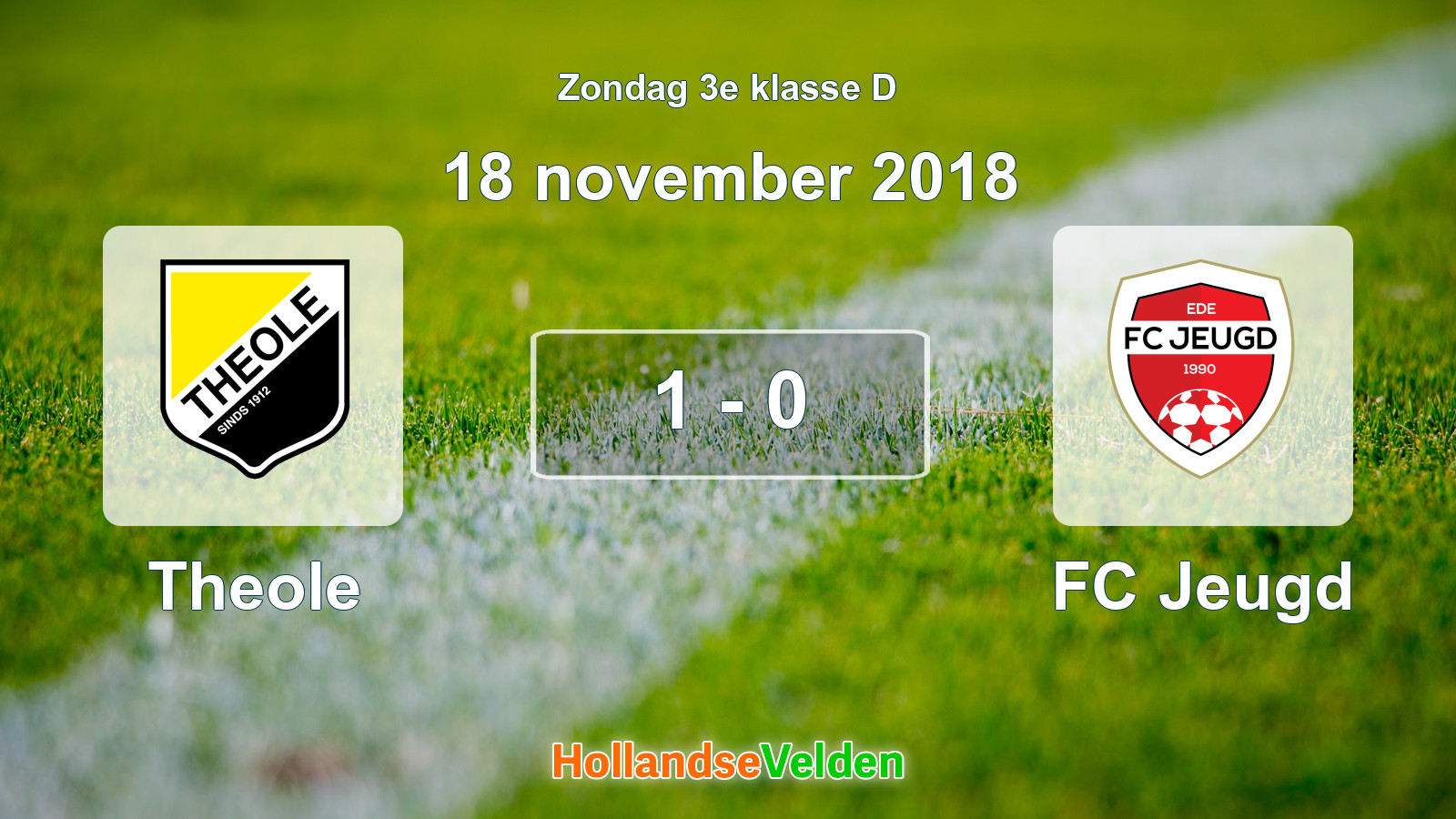 Gespeelde wedstrijd: Theole - FC Jeugd 1 - 0 (18 november 2018)