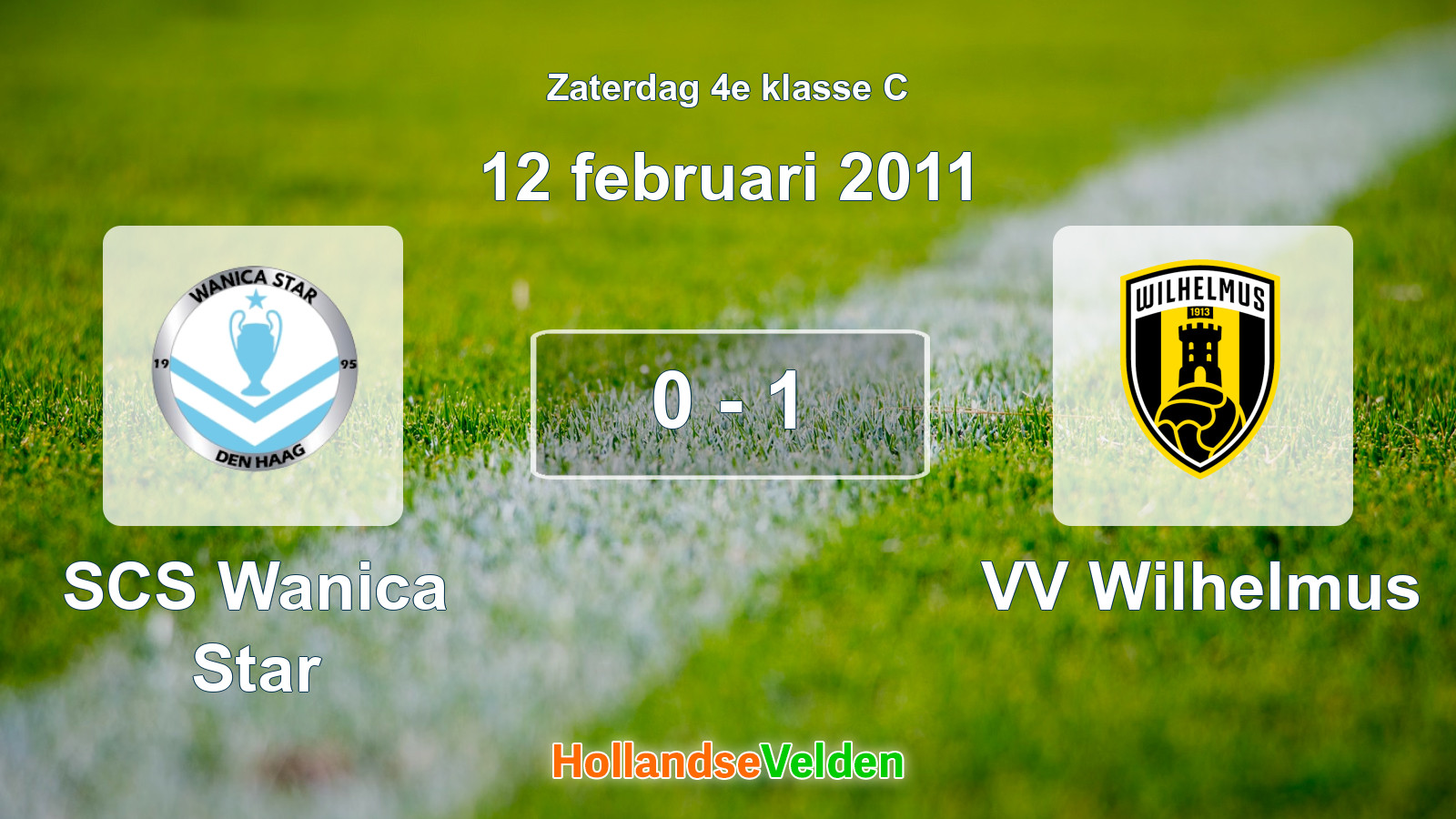 Gespeelde wedstrijd: SCS Wanica Star - VV Wilhelmus 0 - 1 (12 februari 2011)