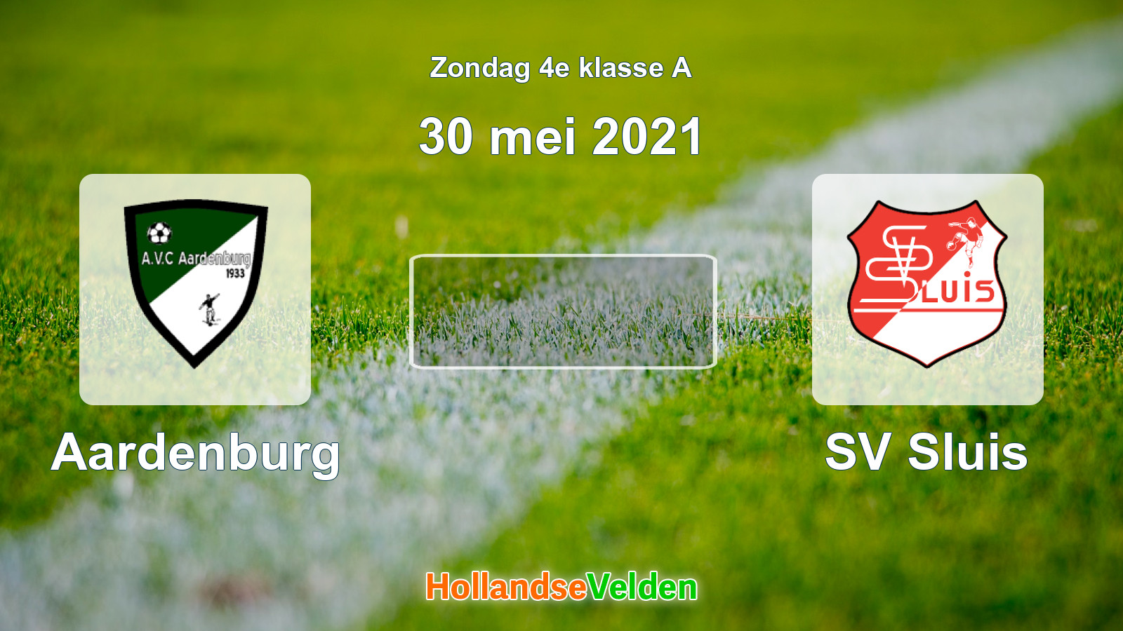 Geplande wedstrijd: Aardenburg - SV Sluis (30 mei 2021)
