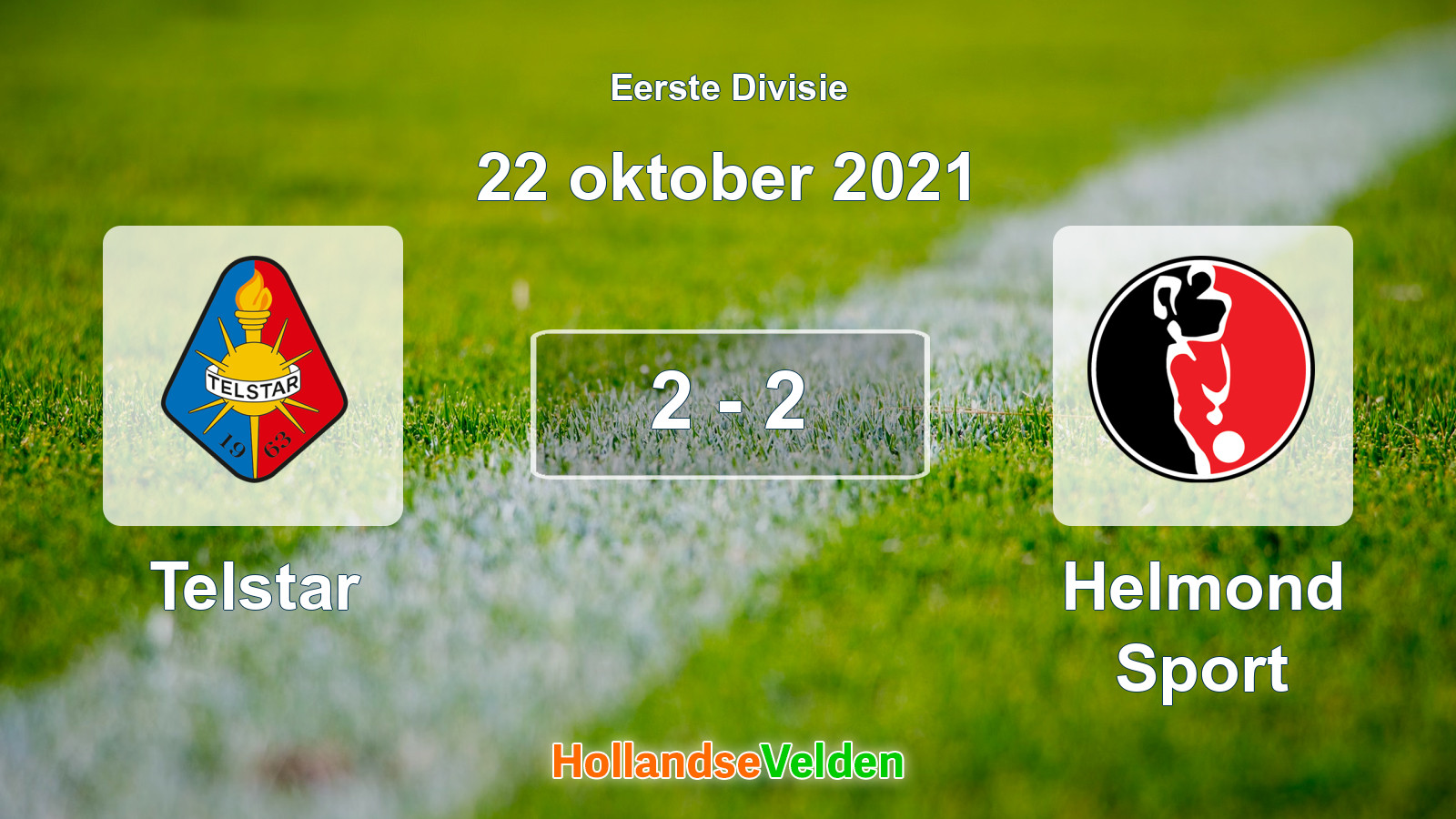 Gespeelde wedstrijd: Telstar - Helmond Sport 2 - 2 (22 oktober 2021)
