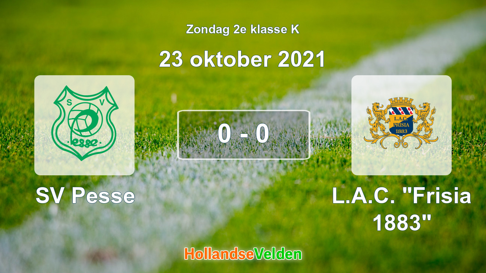 Gespeelde wedstrijd: SV Pesse - L.A.C. 