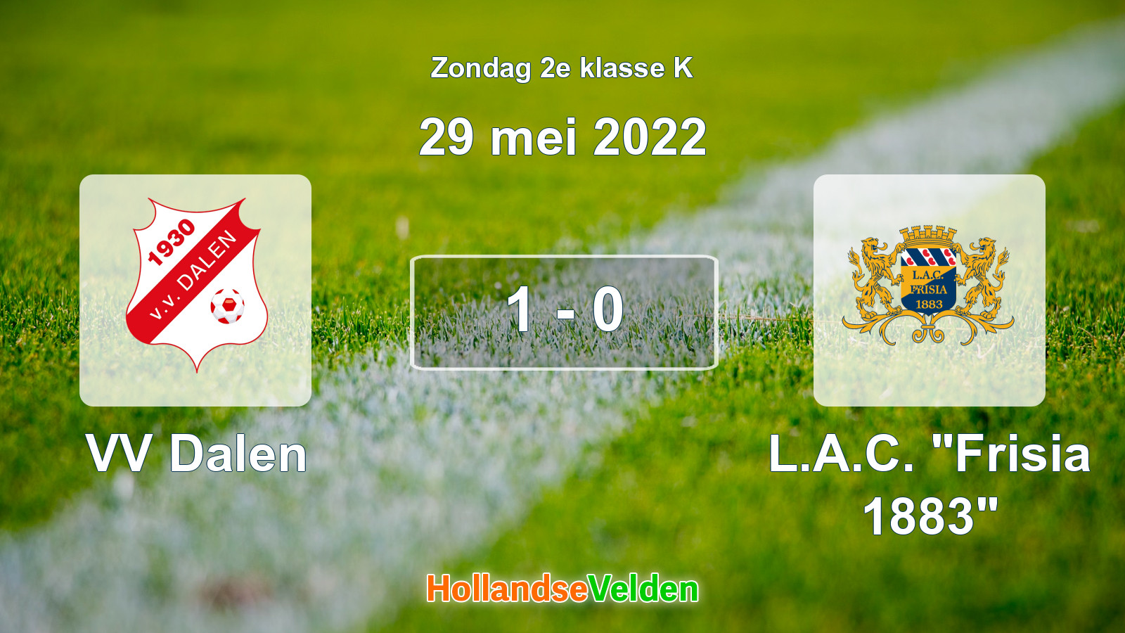 Gespeelde wedstrijd: VV Dalen - L.A.C. 