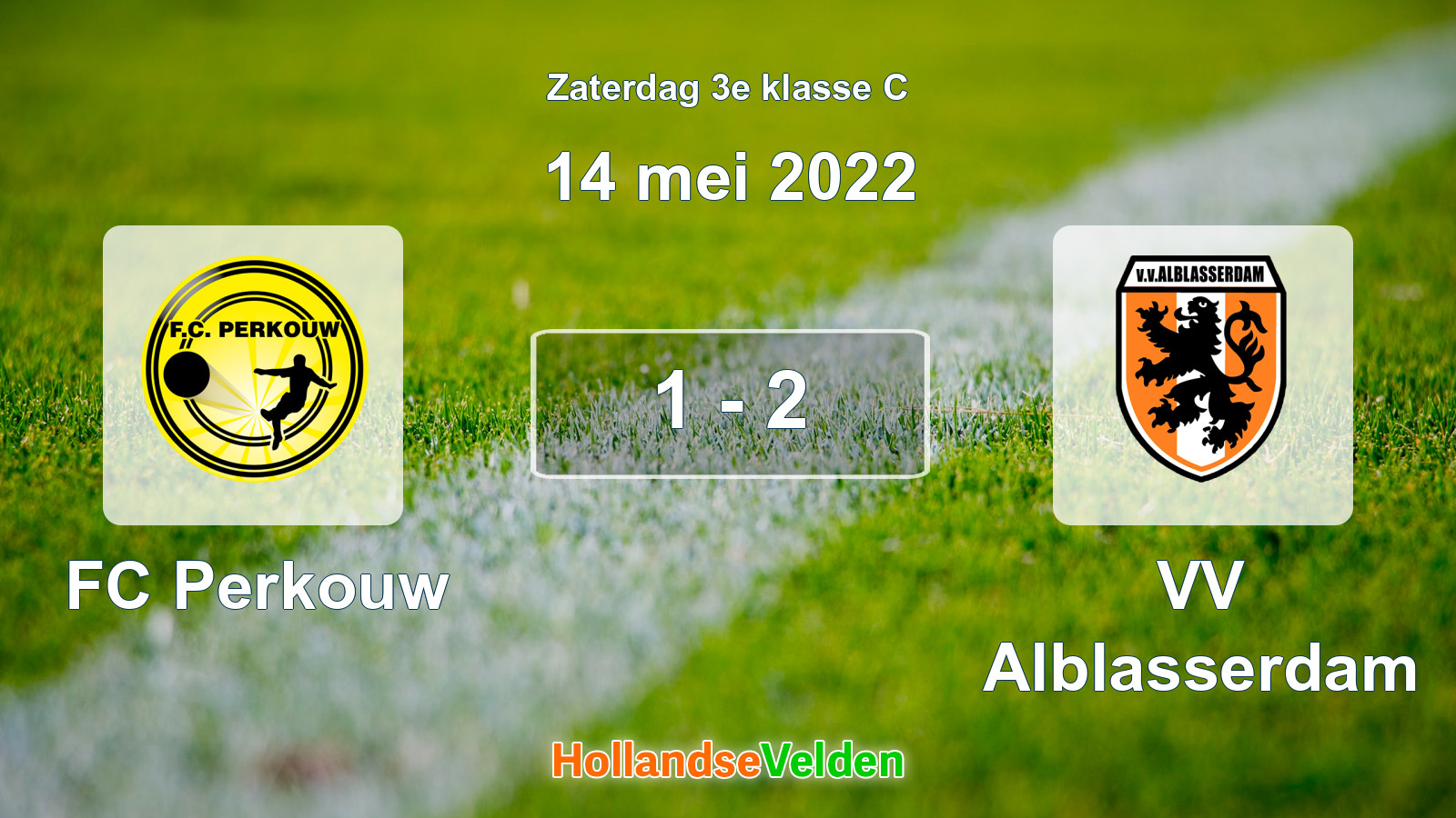 Gespeelde wedstrijd: FC Perkouw - VV Alblasserdam 1 - 2 (14 mei 2022)