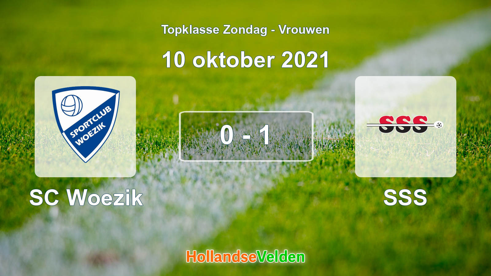 Gespeelde wedstrijd: SC Woezik - SSS 0 - 1 (10 oktober 2021)