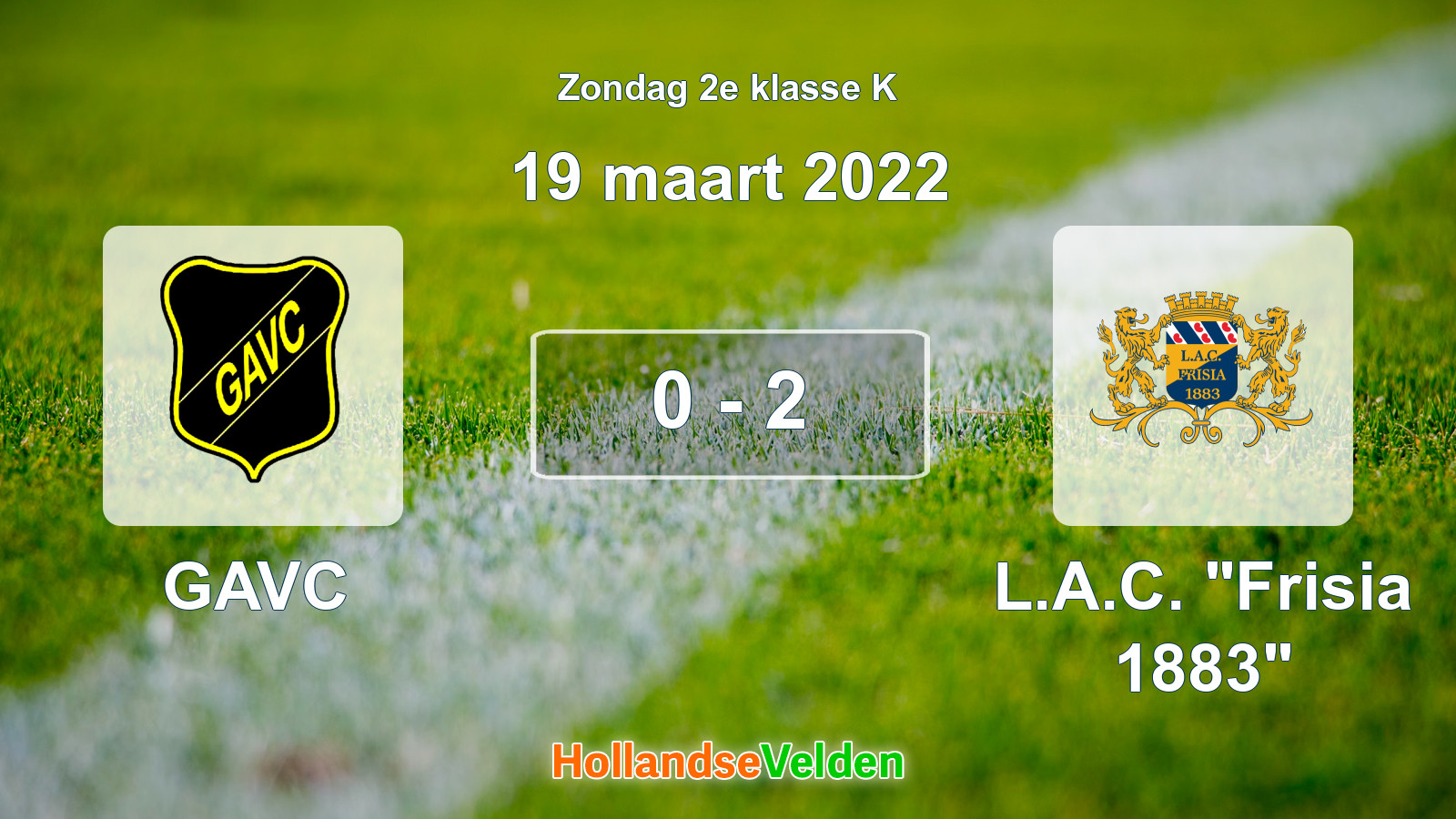 Gespeelde wedstrijd: GAVC - L.A.C. 