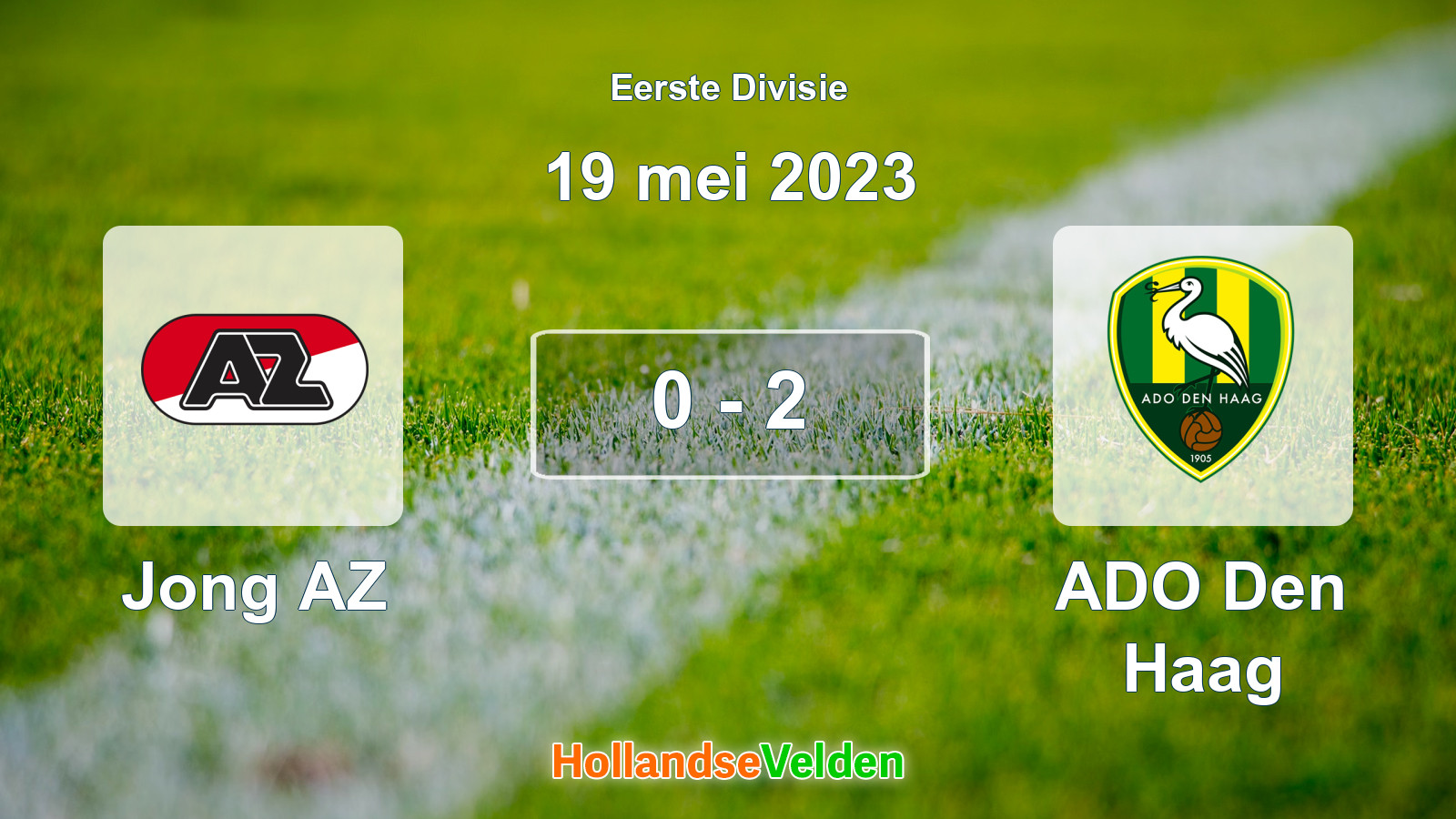 Gespeelde wedstrijd: Jong AZ - ADO Den Haag 0 - 2 (19 mei 2023)