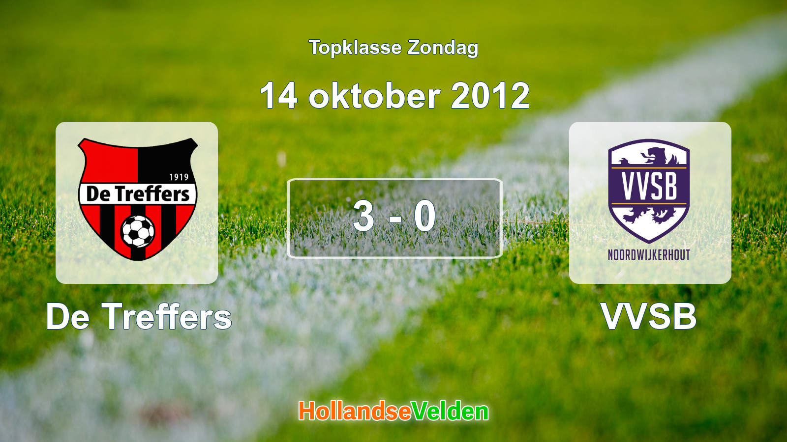 Gespeelde wedstrijd: De Treffers - VVSB 3 - 0 (14 oktober 2012)