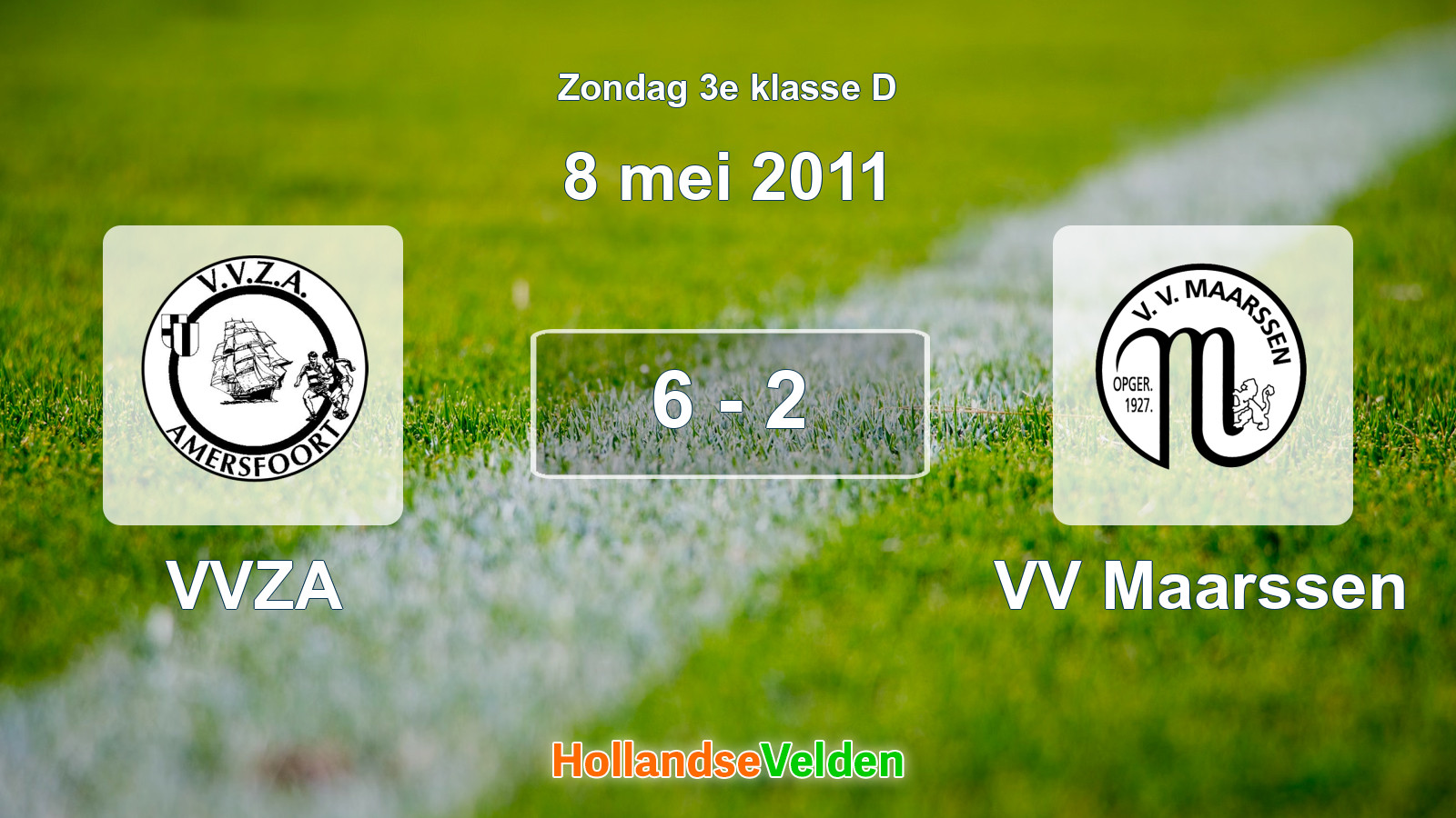 Gespeelde wedstrijd: VVZA - VV Maarssen 6 - 2 (8 mei 2011)